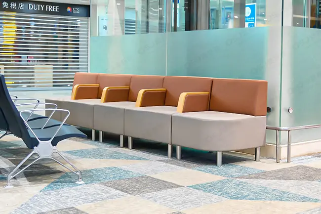 airport waiting sofa