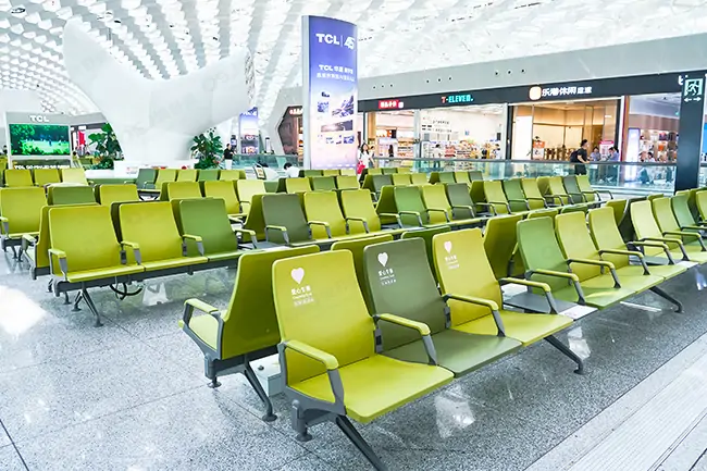 airport waiting seatings