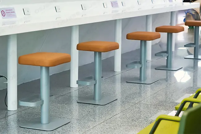 airport charing bar chairs