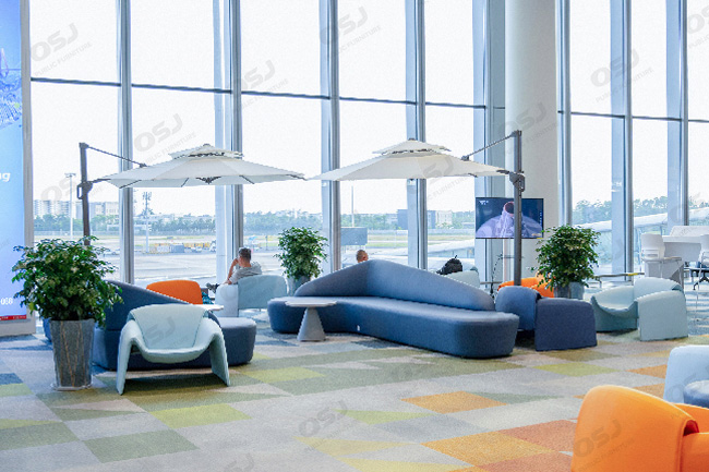 Airport lounge chairs 