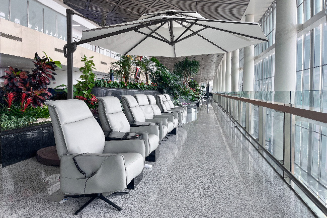 Airport lounge chairs 