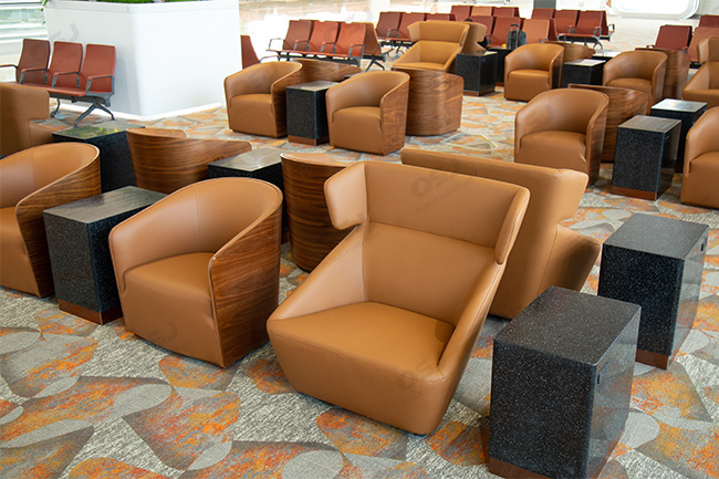 Airport lounge chairs 