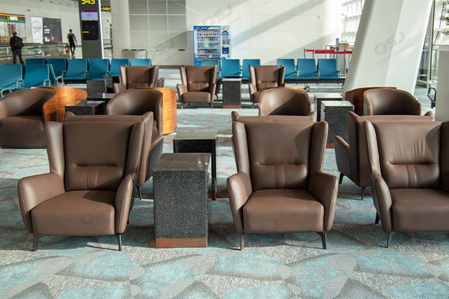 Airport lounge chairs 